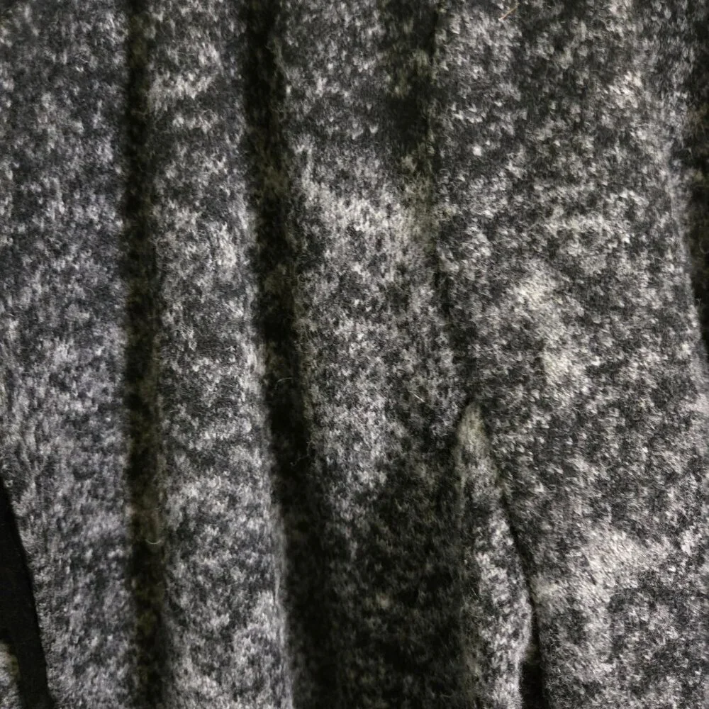 Eileen Fisher Felted Wool Sprinkles Ombre Quiet Luxury Open Front Jacket Size L